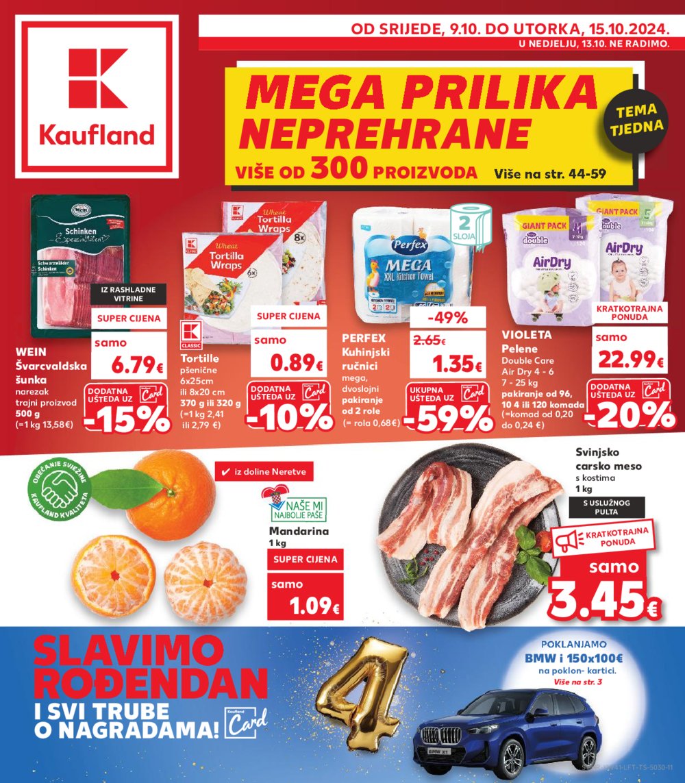 Kaufland katalog Akcija 09.10.-15.10.2024. Dugo Selo i Virovitica