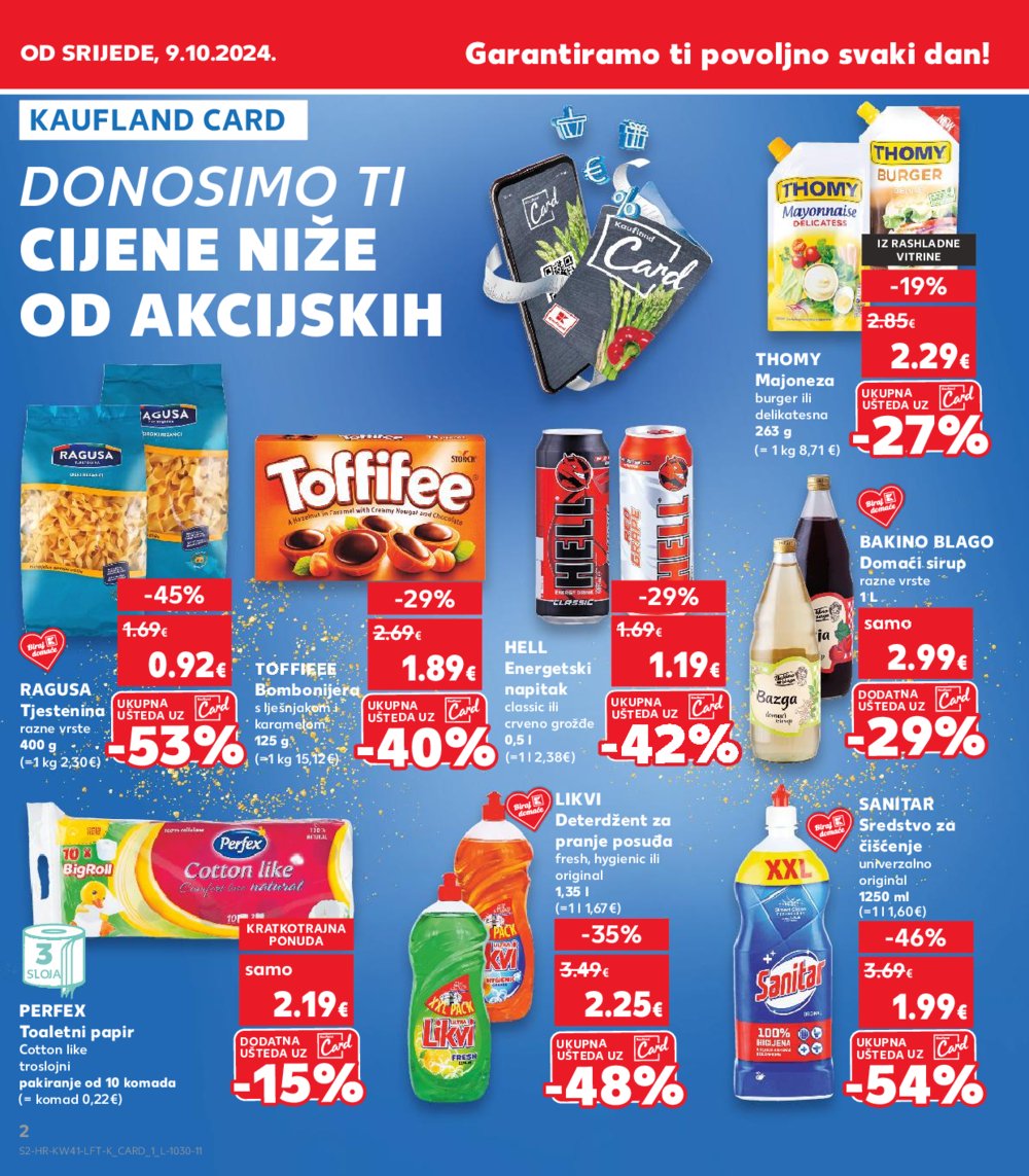 Kaufland katalog Akcija 09.10.-15.10.2024. Dugo Selo i Virovitica