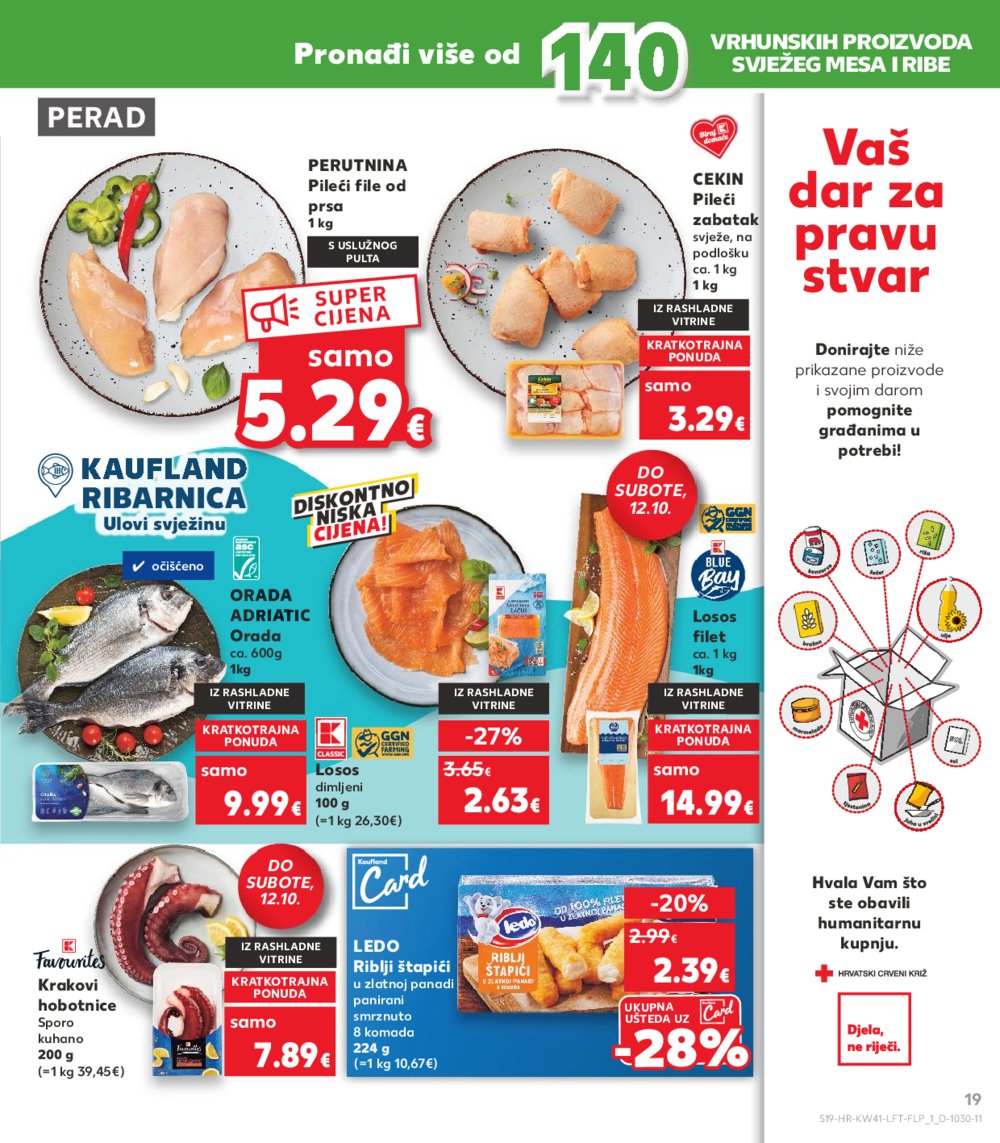 Kaufland katalog Akcija 09.10.-15.10.2024. Dugo Selo i Virovitica