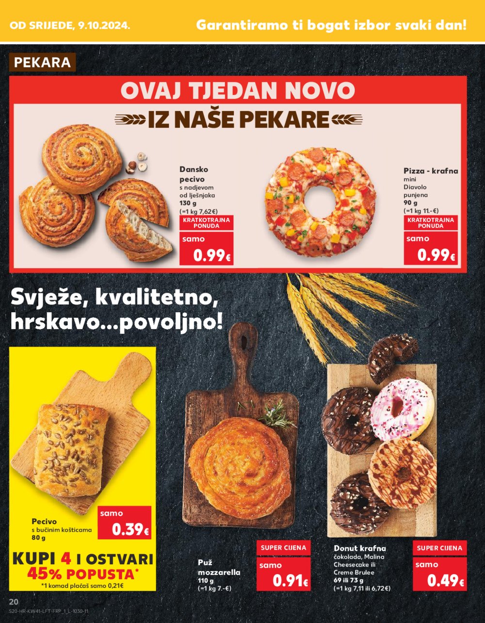 Kaufland katalog Akcija 09.10.-15.10.2024. Dugo Selo i Virovitica