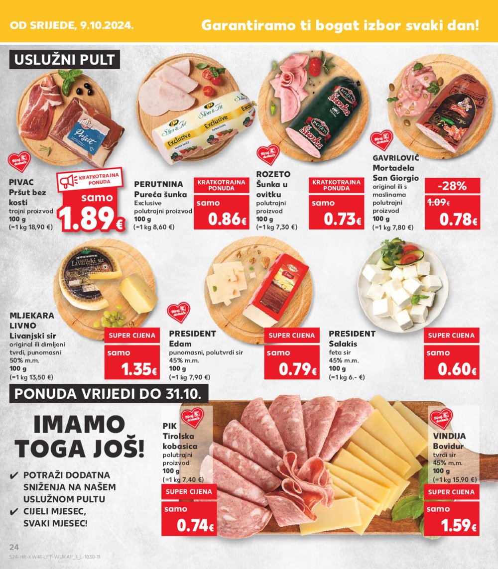 Kaufland katalog Akcija 09.10.-15.10.2024. Dugo Selo i Virovitica