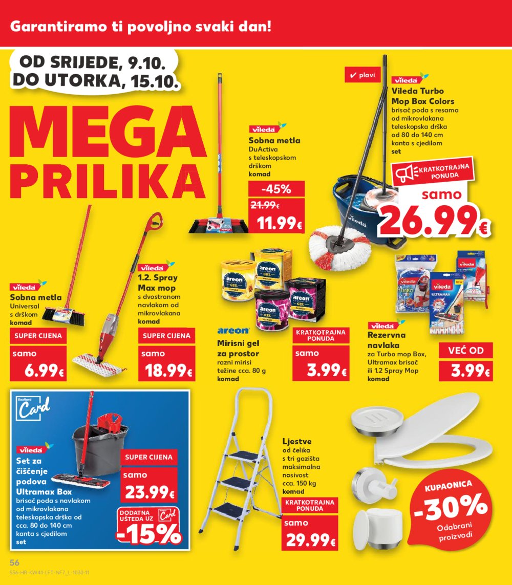 Kaufland katalog Akcija 09.10.-15.10.2024. Dugo Selo i Virovitica