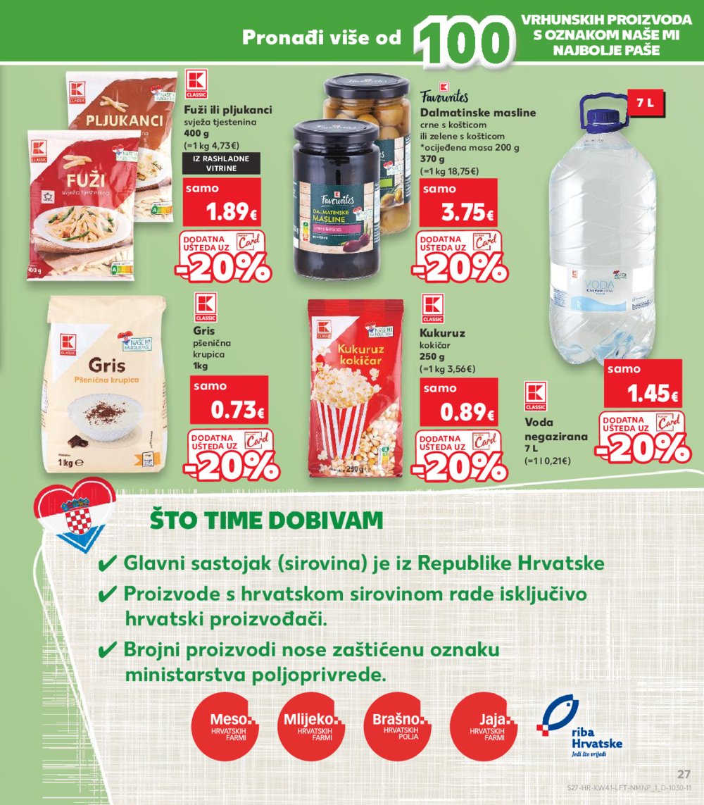 Kaufland katalog Akcija 09.10.-15.10.2024. Dugo Selo i Virovitica