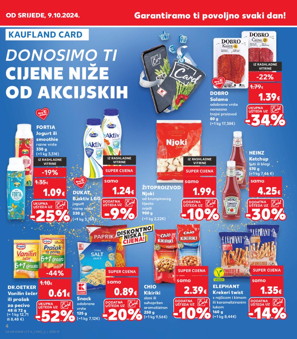 Kaufland katalog Akcija 09.10.-15.10.2024. Dugo Selo i Virovitica