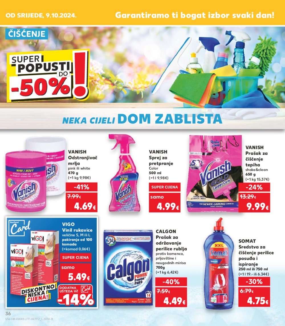 Kaufland katalog Akcija 09.10.-15.10.2024. Dugo Selo i Virovitica