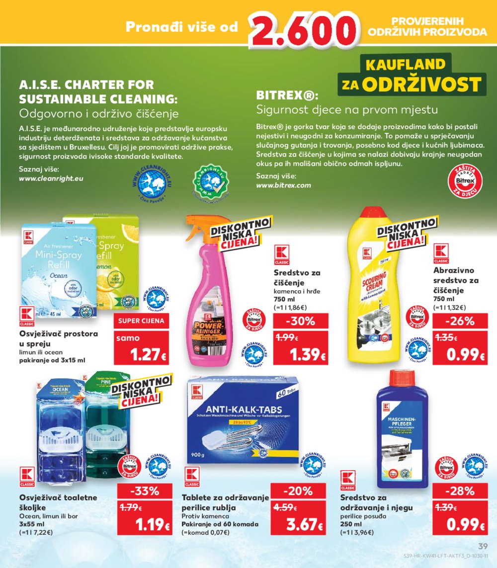 Kaufland katalog Akcija 09.10.-15.10.2024. Dugo Selo i Virovitica