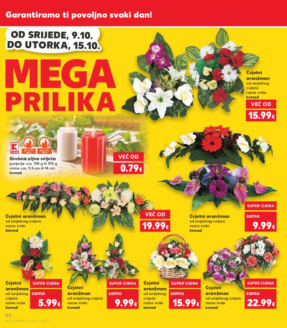 Kaufland katalog Akcija 09.10.-15.10.2024. Dugo Selo i Virovitica