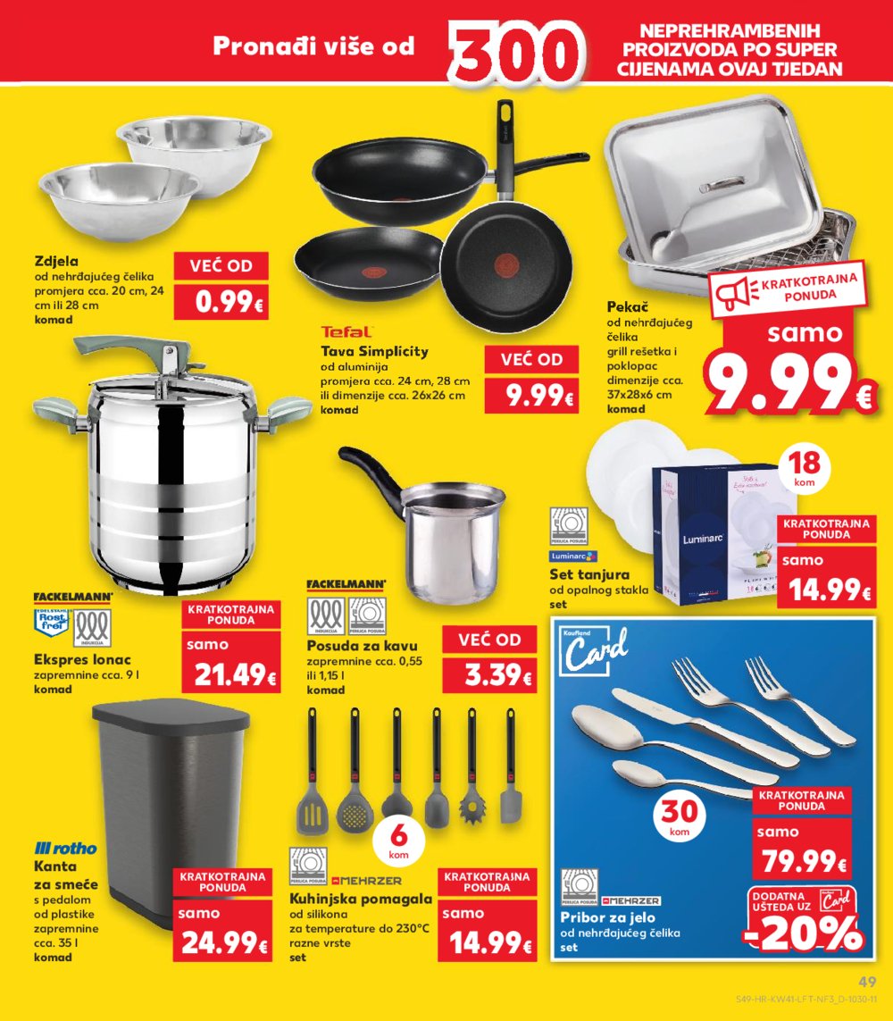 Kaufland katalog Akcija 09.10.-15.10.2024. Dugo Selo i Virovitica