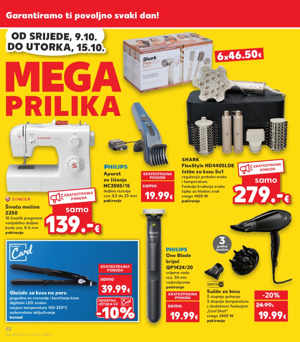 Kaufland katalog Akcija 09.10.-15.10.2024. Dugo Selo i Virovitica