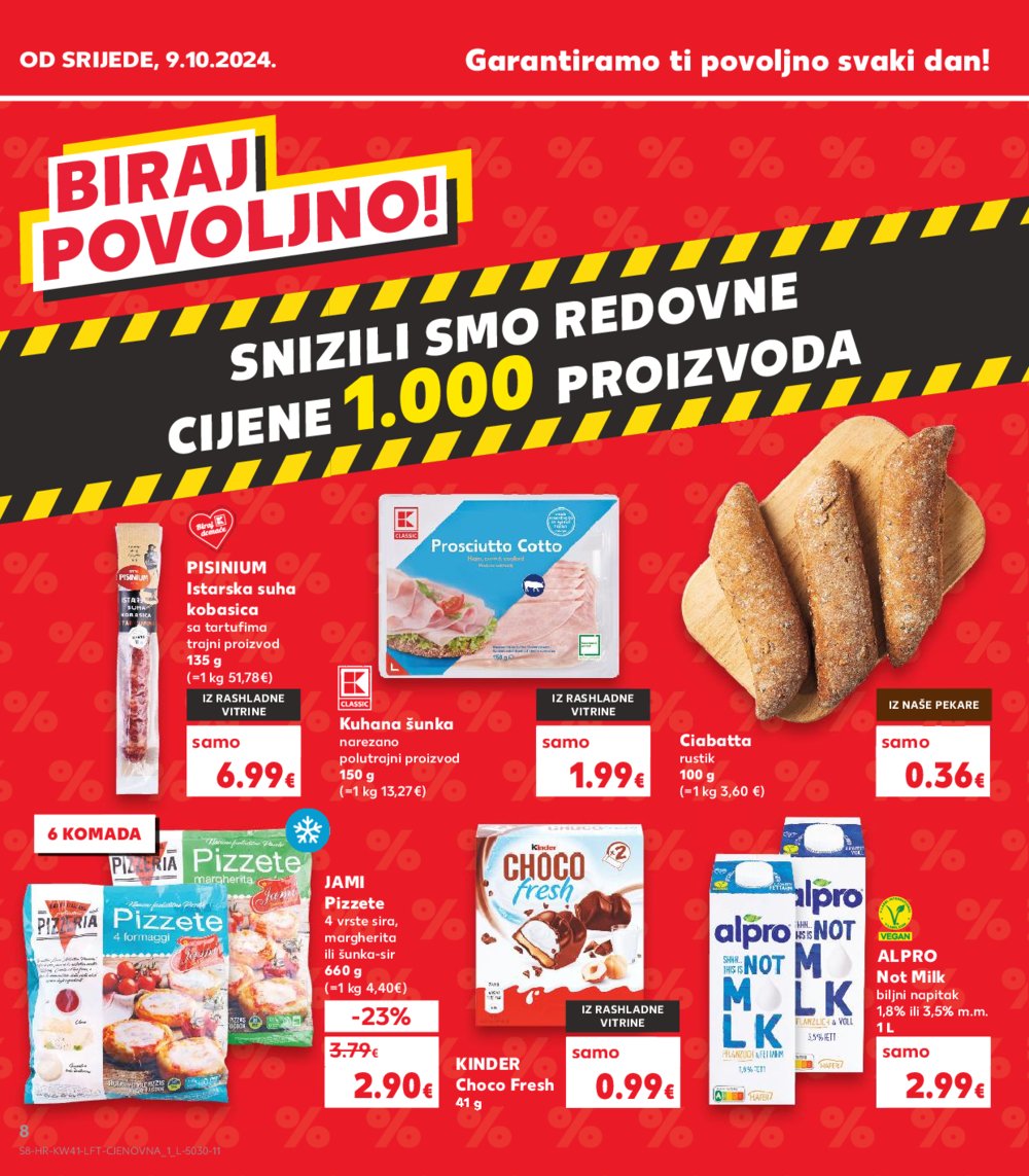 Kaufland katalog Akcija 09.10.-15.10.2024. Dugo Selo i Virovitica