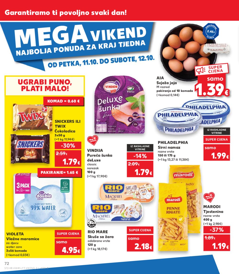 Kaufland katalog Akcija 09.10.-15.10.2024. Dugo Selo i Virovitica