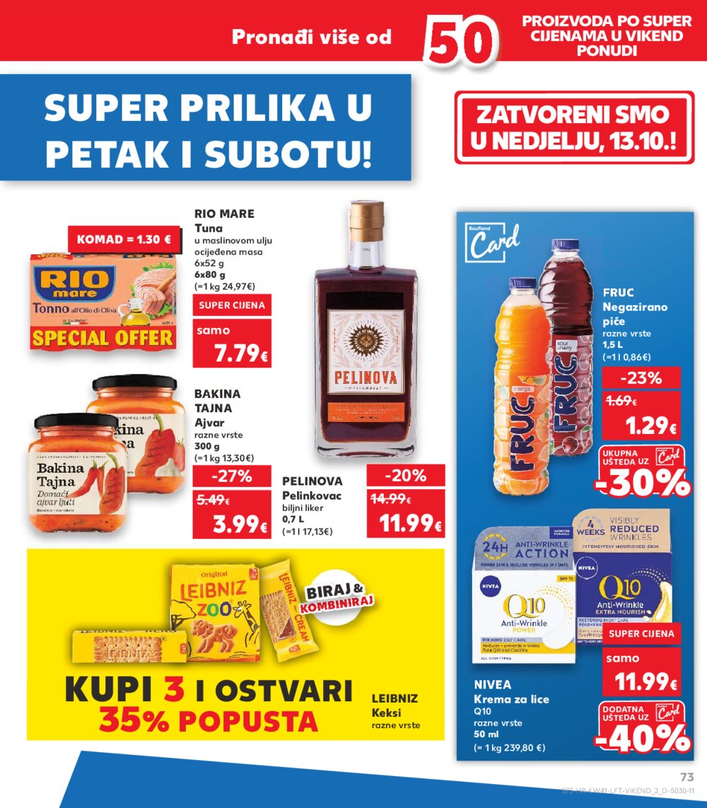 Kaufland katalog Akcija 09.10.-15.10.2024. Dugo Selo i Virovitica