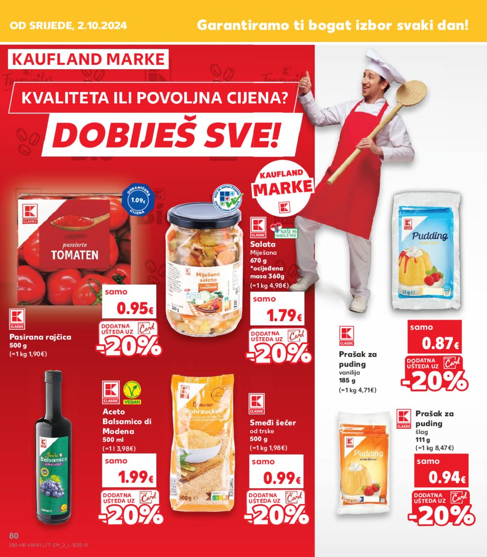 Kaufland katalog Akcija 09.10.-15.10.2024. Dugo Selo i Virovitica