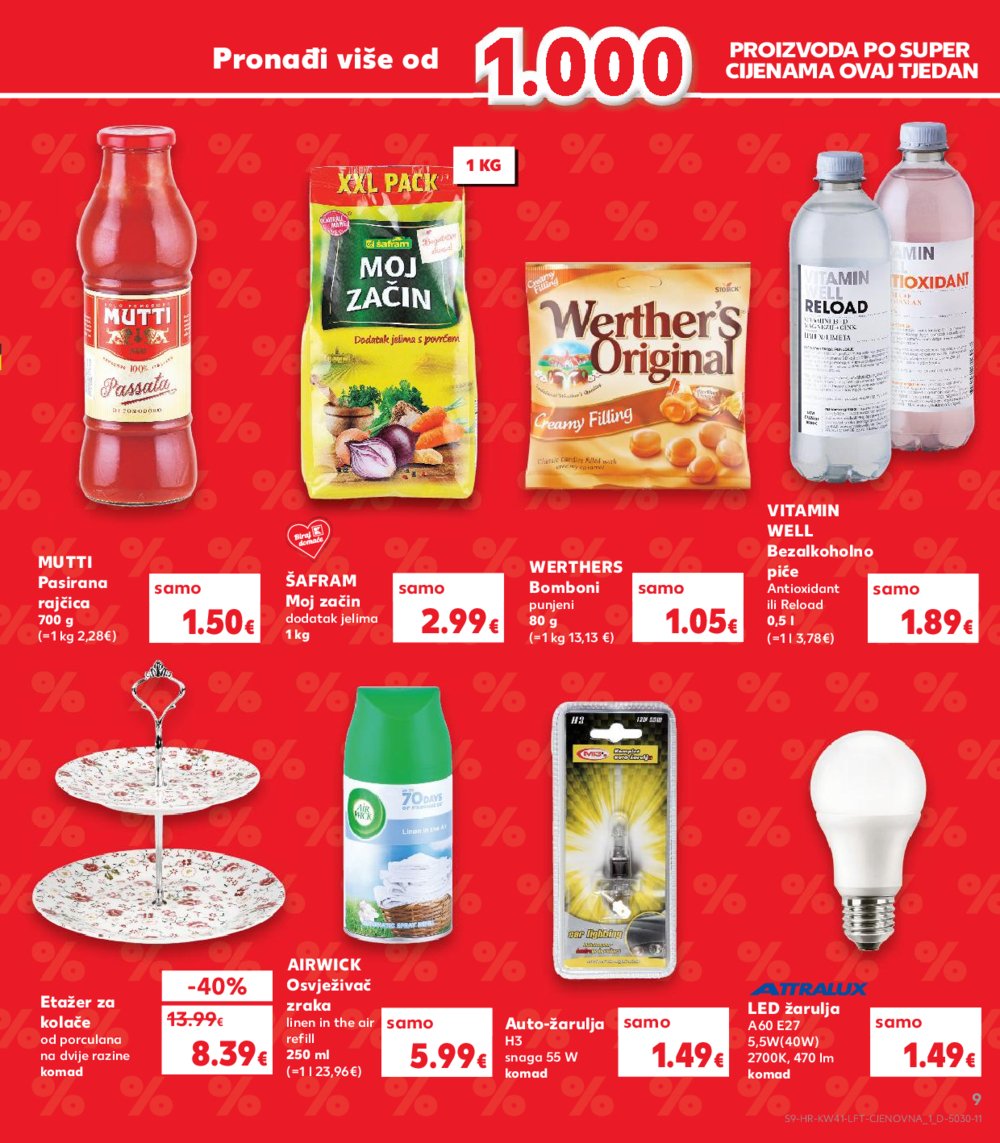 Kaufland katalog Akcija 09.10.-15.10.2024. Dugo Selo i Virovitica