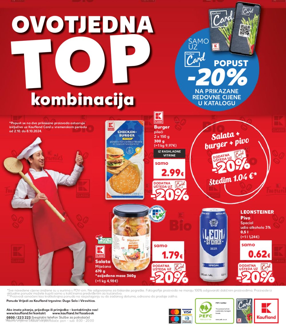 Kaufland katalog Akcija 09.10.-15.10.2024. Dugo Selo i Virovitica