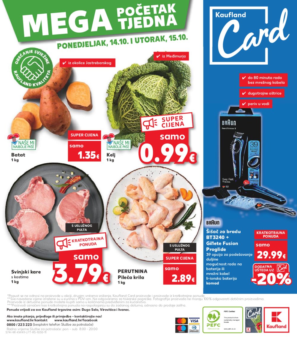 Kaufland katalog Akcija 09.10.-15.10.2024. Odabrane poslovnice