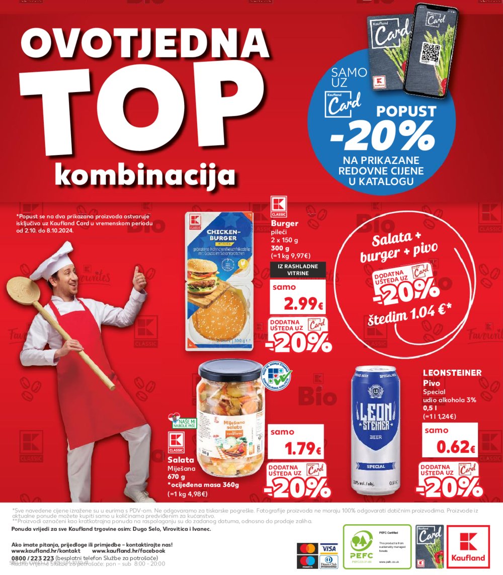 Kaufland katalog Akcija 09.10.-15.10.2024. Odabrane poslovnice