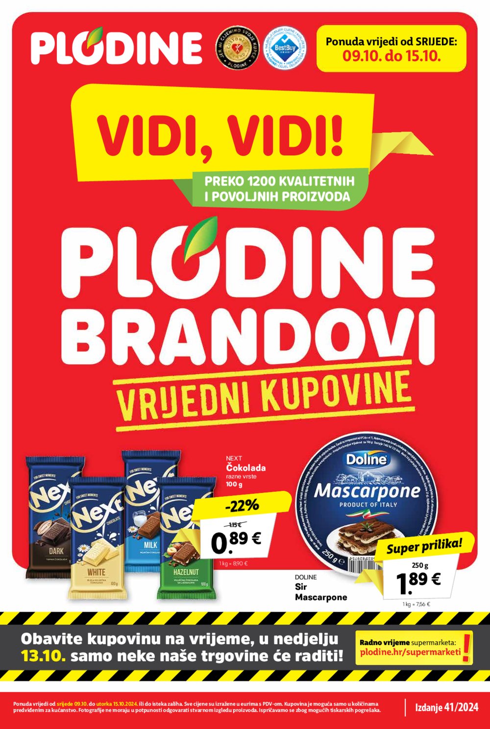 Plodine katalog Akcija 09.10.-15.10.2024.