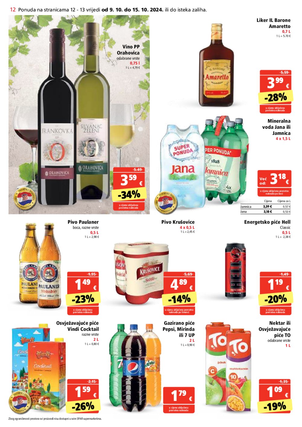 SPAR katalog Akcija 09.10.-15.10.2024.