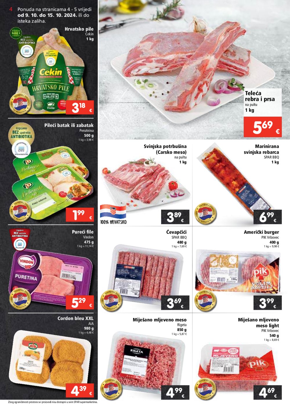 SPAR katalog Akcija 09.10.-15.10.2024.