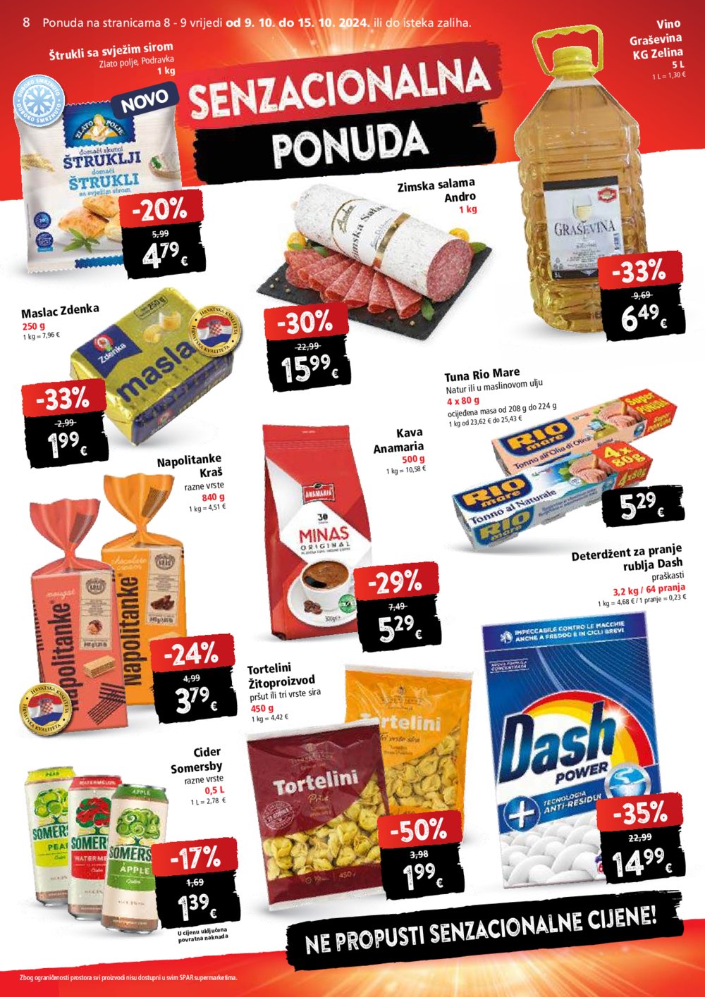 SPAR katalog Akcija 09.10.-15.10.2024.