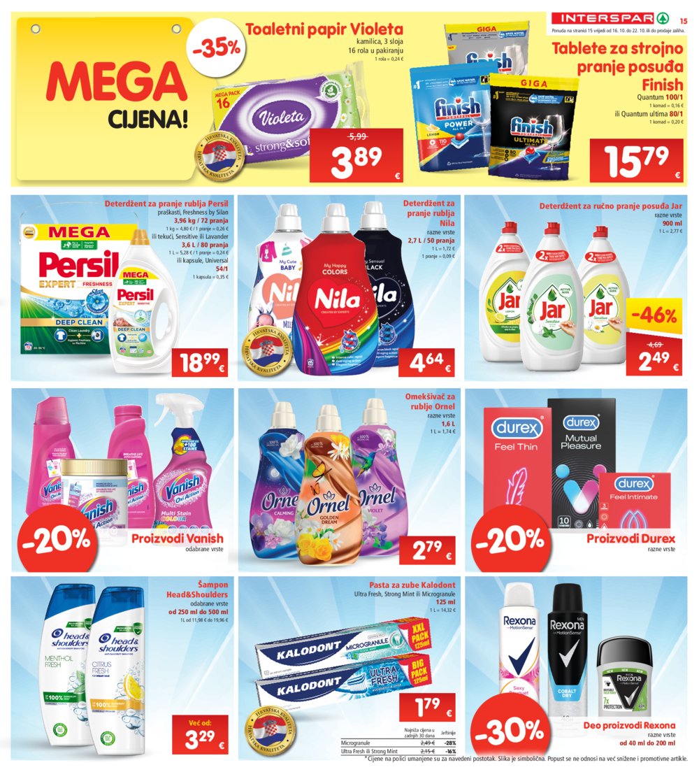 INTERSPAR katalog Akcija 16.10.-22.10.2024.