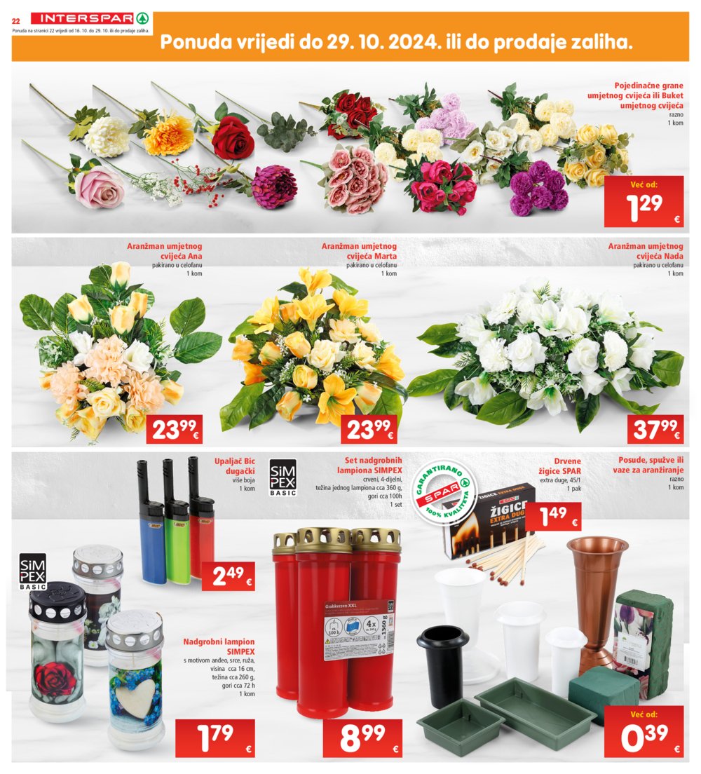 INTERSPAR katalog Akcija 16.10.-22.10.2024.