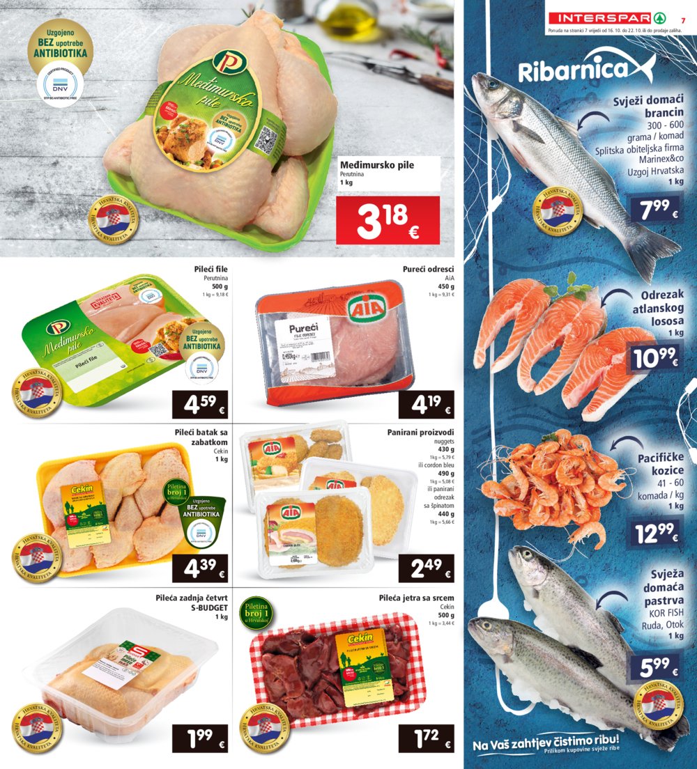 INTERSPAR katalog Akcija 16.10.-22.10.2024.