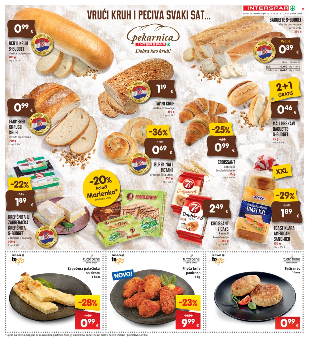 INTERSPAR katalog Akcija 16.10.-22.10.2024.