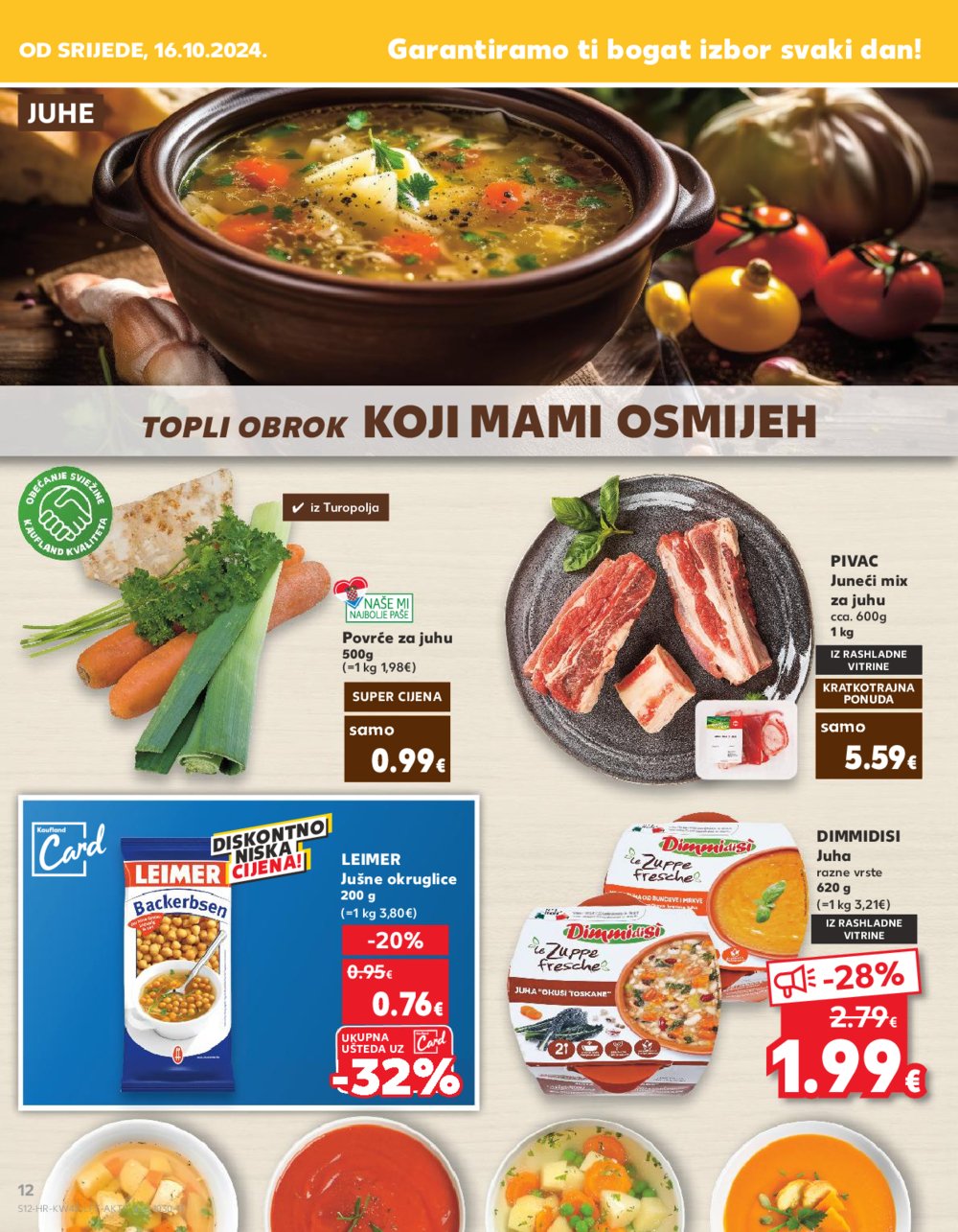 Kaufland katalog Akcija 16.10.-22.10.2024. Odabrane poslovnice