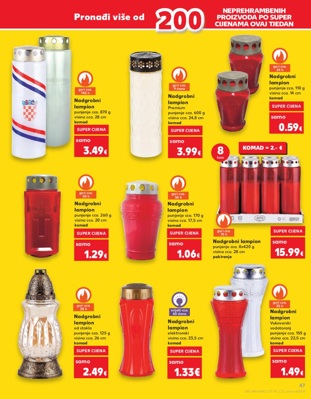 Kaufland katalog Akcija 16.10.-22.10.2024. VG, Rv, Ma, Vu, Po, Vo