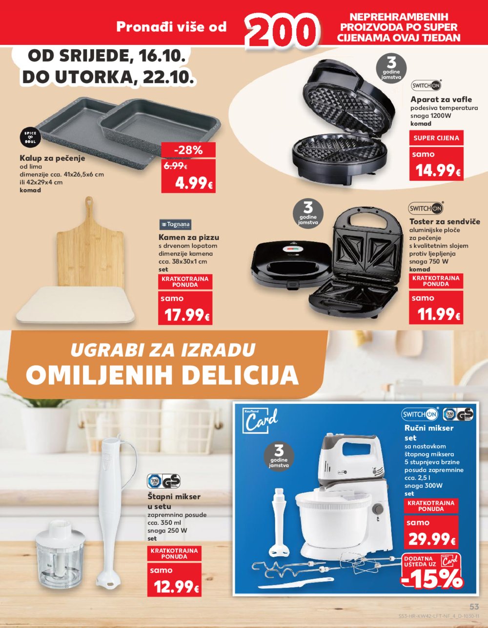 Kaufland katalog Akcija 16.10.-22.10.2024. VG, Rv, Ma, Vu, Po, Vo