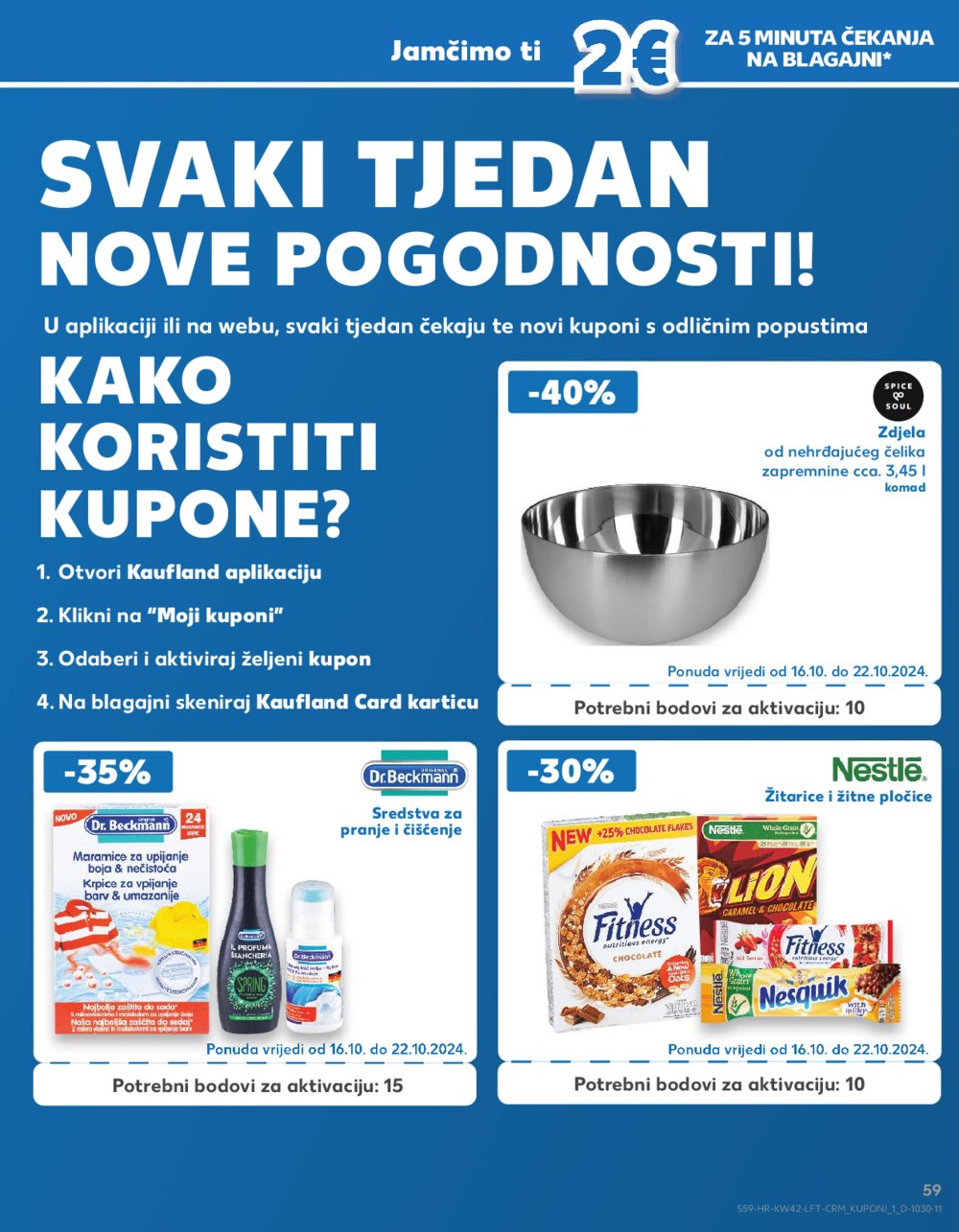 Kaufland katalog Akcija 16.10.-22.10.2024. VG, Rv, Ma, Vu, Po, Vo