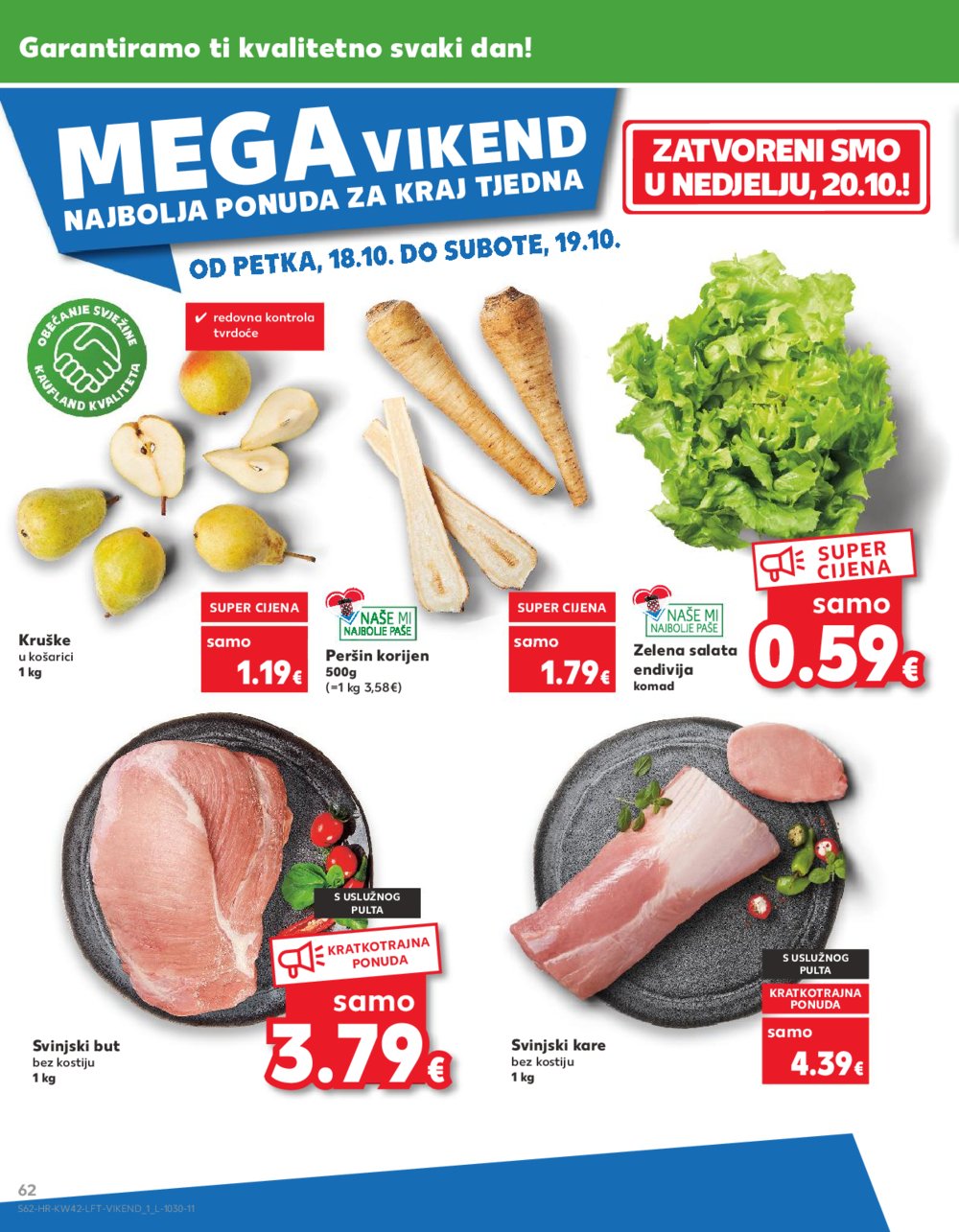 Kaufland katalog Akcija 16.10.-22.10.2024. VG, Rv, Ma, Vu, Po, Vo