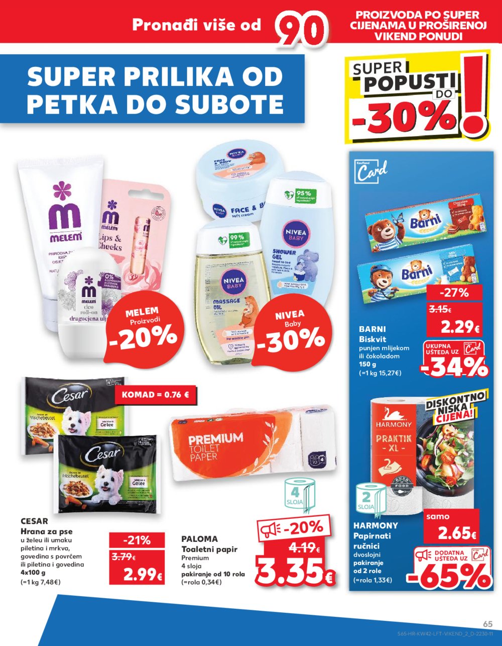 Kaufland katalog Akcija 16.10.-22.10.2024. VG, Rv, Ma, Vu, Po, Vo