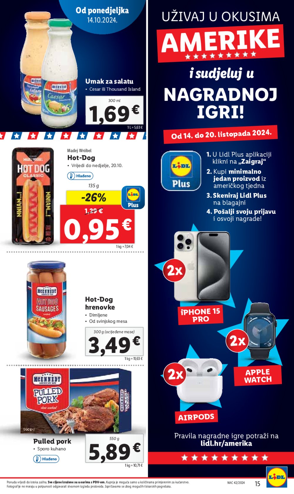 Lidl super ponuda od Ponedjeljka 14.10.-20.10.2024.