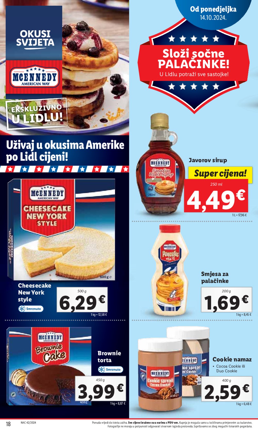 Lidl super ponuda od Ponedjeljka 14.10.-20.10.2024.