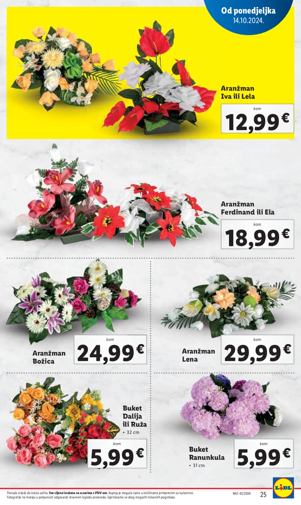 Lidl super ponuda od Ponedjeljka 14.10.-20.10.2024.