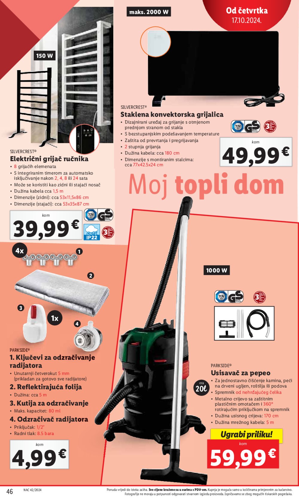 Lidl super ponuda od Ponedjeljka 14.10.-20.10.2024.