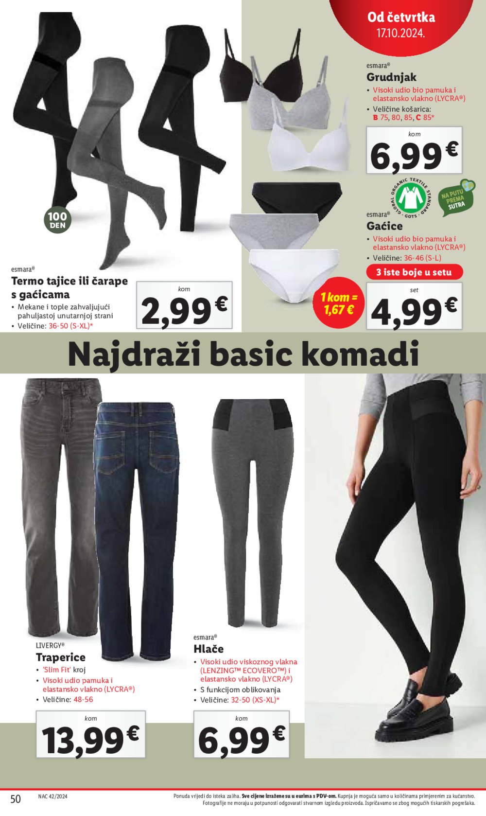 Lidl super ponuda od Ponedjeljka 14.10.-20.10.2024.