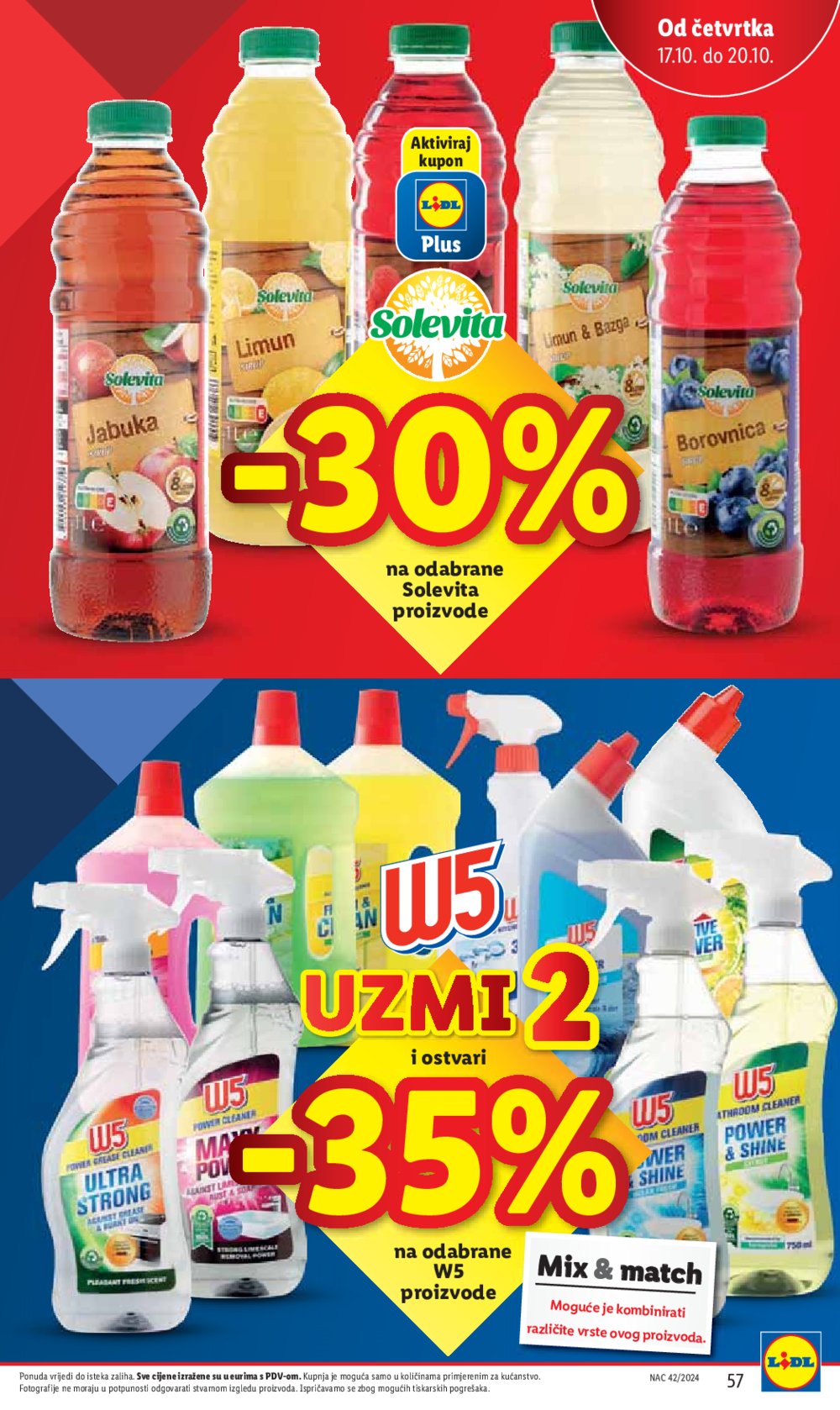 Lidl super ponuda od Ponedjeljka 14.10.-20.10.2024.