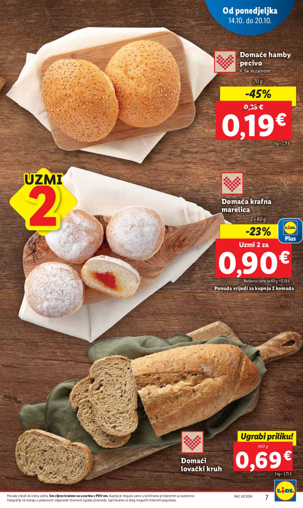 Lidl super ponuda od Ponedjeljka 14.10.-20.10.2024.