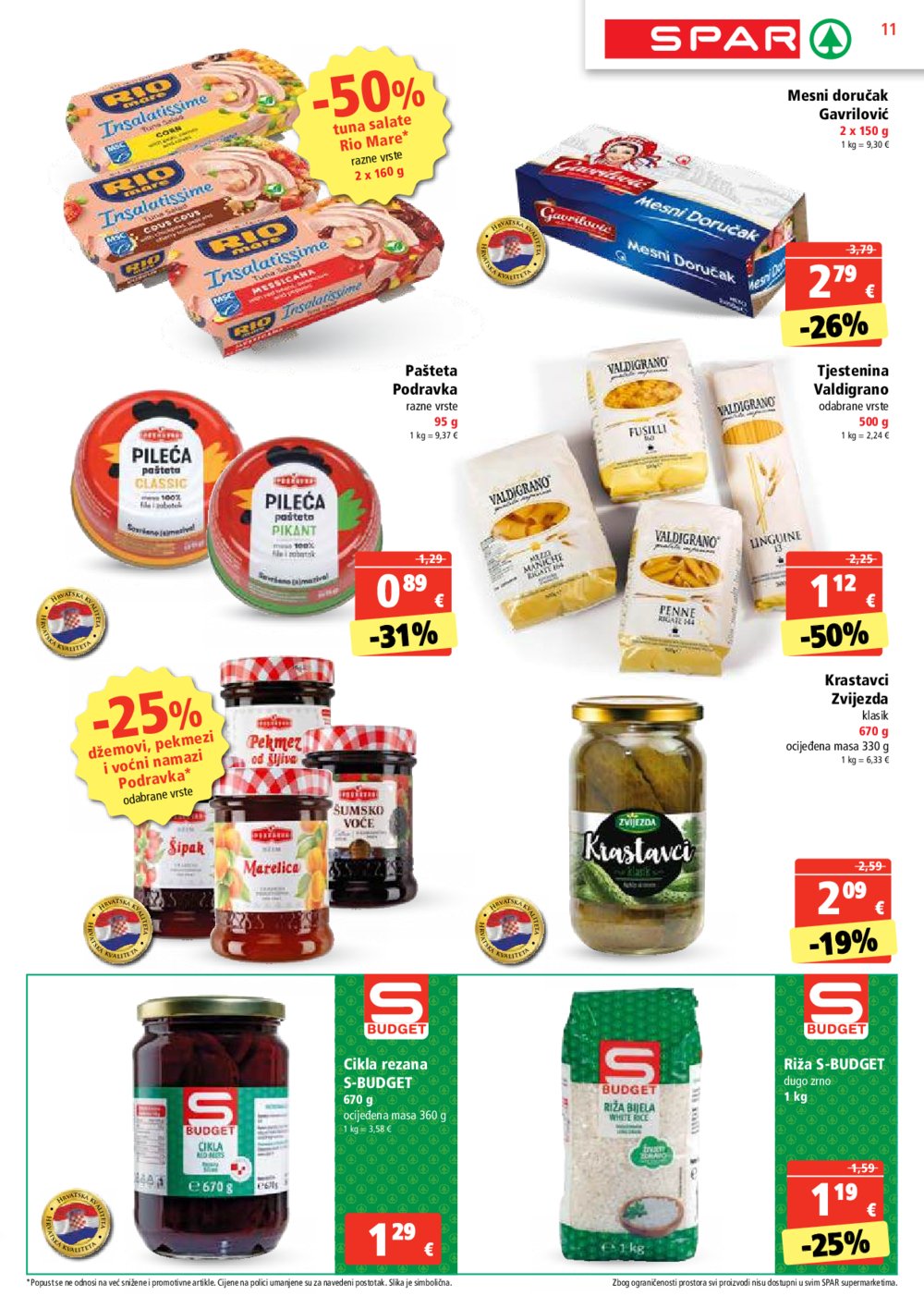 SPAR katalog Akcija 16.10.-22.10.2024.