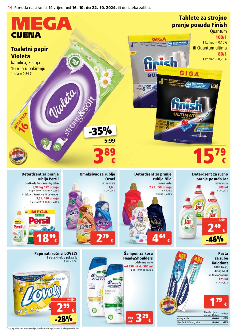 SPAR katalog Akcija 16.10.-22.10.2024.