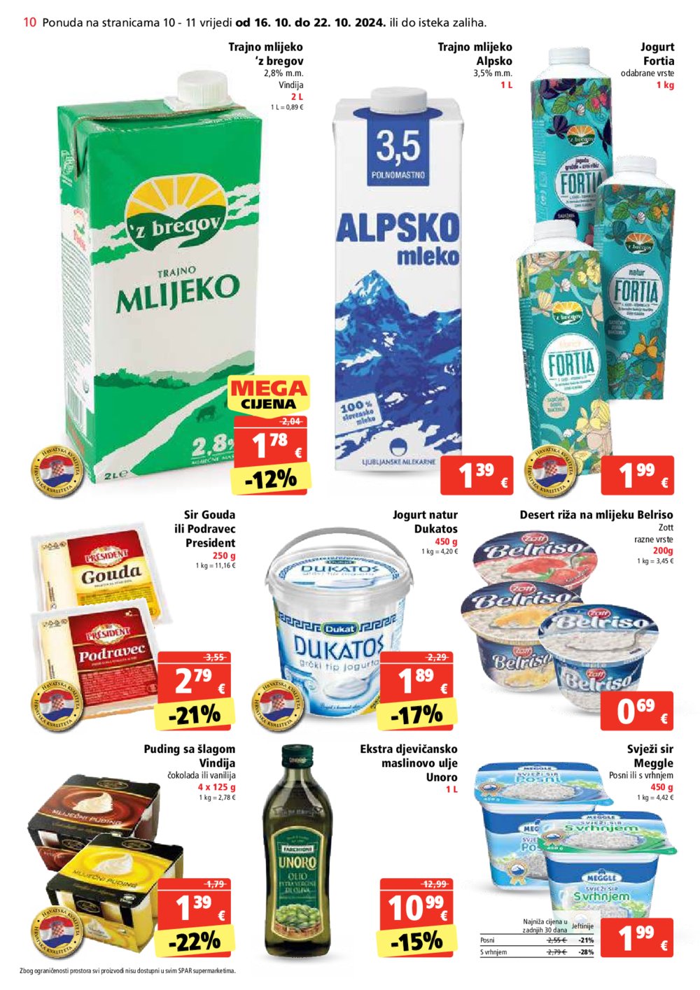 SPAR katalog Akcija 16.10.-22.10.2024.