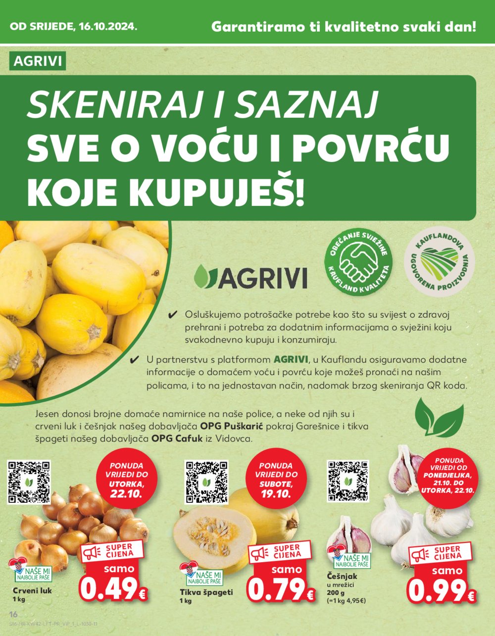 Kaufland katalog Akcija 16.10.-22.10.2024. Dugo Selo