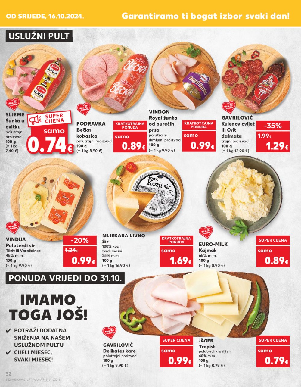 Kaufland katalog Akcija 16.10.-22.10.2024. Dugo Selo