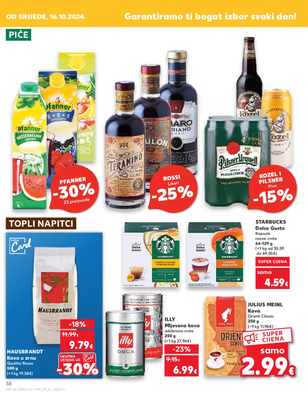 Kaufland katalog Akcija 16.10.-22.10.2024. Dugo Selo