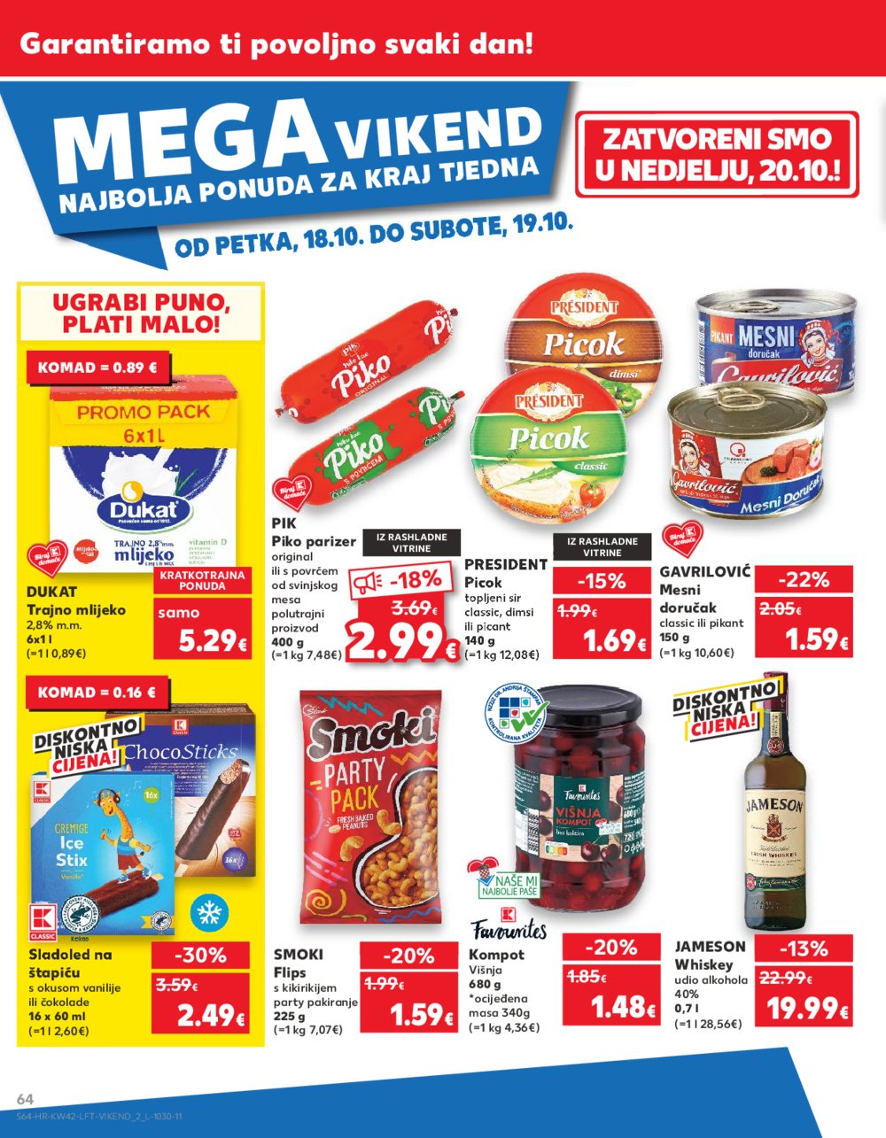 Kaufland katalog Akcija 16.10.-22.10.2024. Dugo Selo