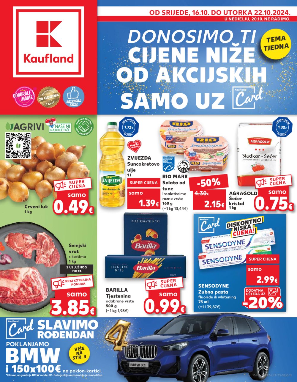 Kaufland katalog Akcija 16.10.-22.10.2024. Odabrane poslovnice